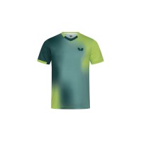 Shirt TOYAMA lime-grey